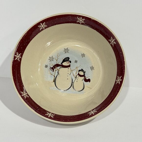 Royal Seasons Snowman Mug & Bowl Set St Nicholas Square Yuletide Stoneware - Picture 5 of 16